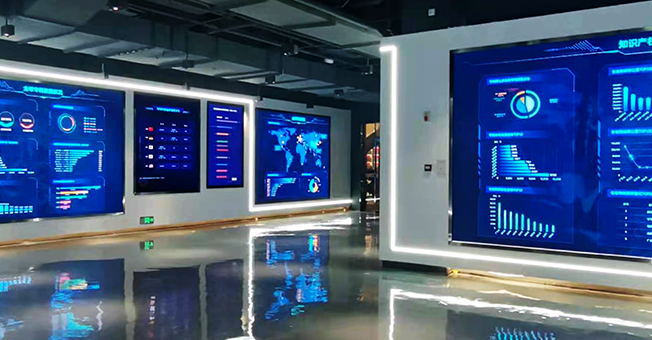 张家港中细软集团总部展厅多规格 LED 集中节制项目