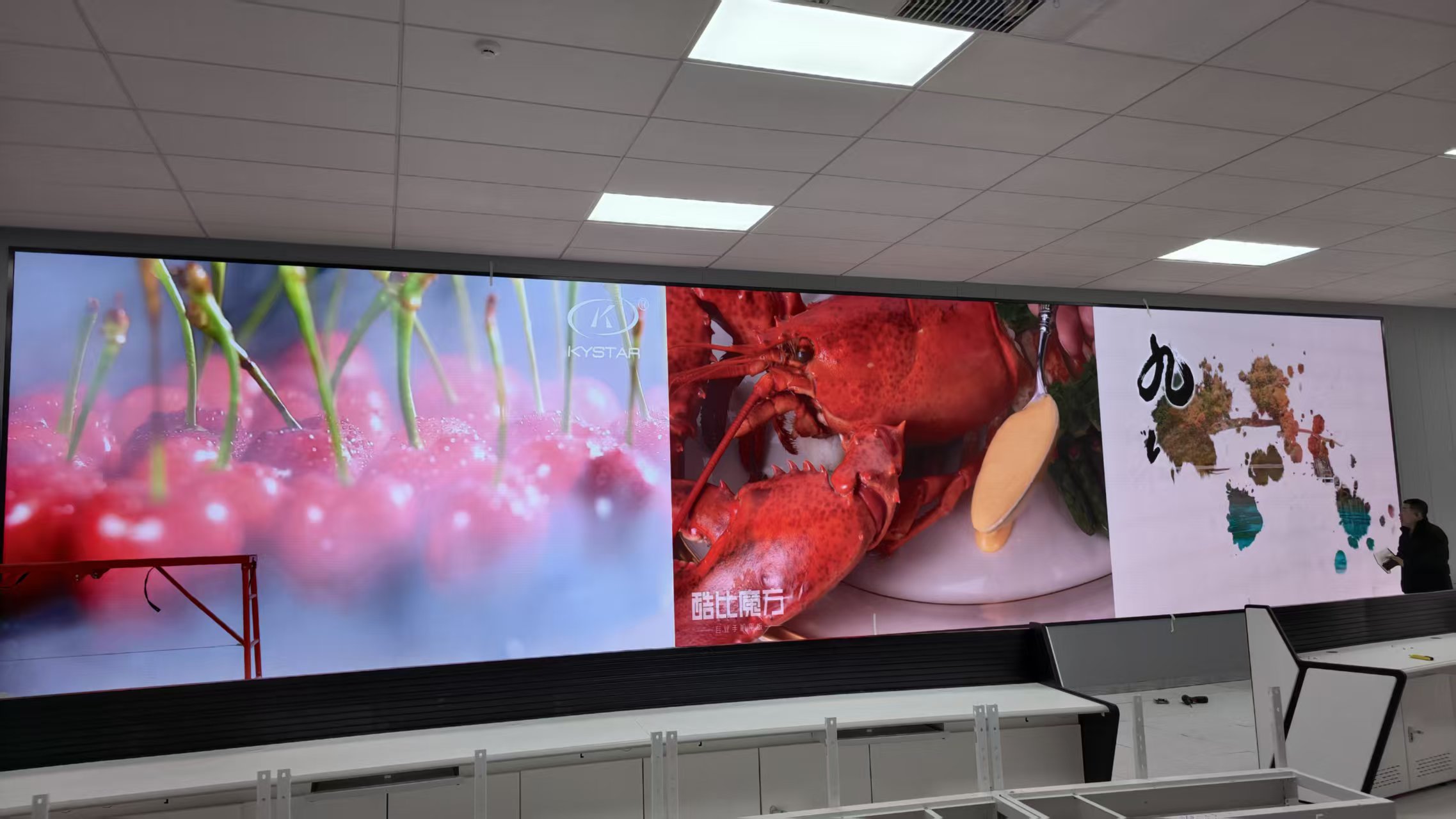 辽宁大连旅顺指挥中心 p1.25 小间距 LED 显示屏节制系统项目